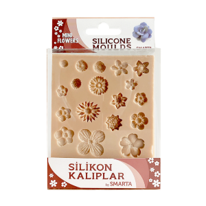 Силиконовый молд Маленькие цветы 10,5х13см Smarta