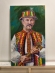 Painting Hutsuls, artist Nina Lytvyn
