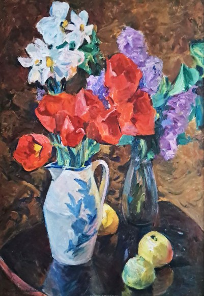 Картина Тюльпаны, художник Тартаковский Исаак