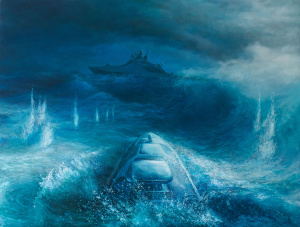 Painting Confrontation, artist Kolomiyets Ruslan Painting Confrontation, artist Kolomiyets Ruslan