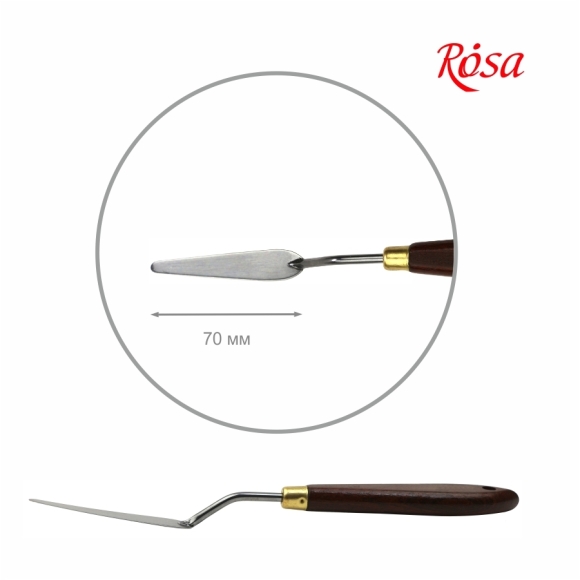 ROSA Gallery CLASSIC Palette Knife No. 12, 7cm long, drop-shaped