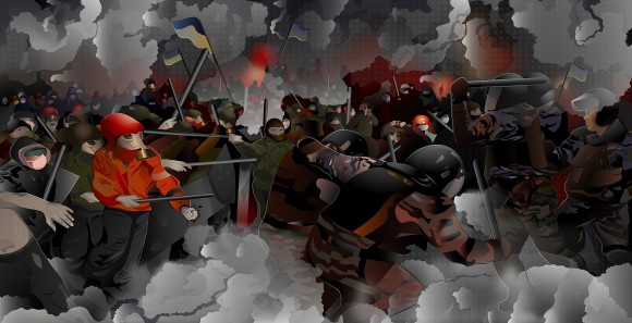 Картина La Liberté guidant la Révolution 1, художник Беляева Юлия