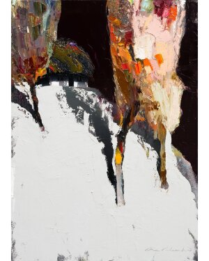 Painting Violet. House of Ivan Kramskoi, artist Andrey Chizhov Painting Violet. House of Ivan Kramskoi, artist Andrey Chizhov