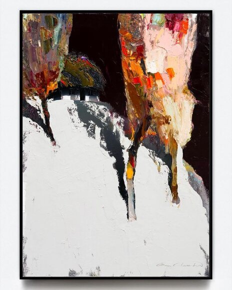 Картина Фиалка. Дом Ивана Крамского, художник Чижов Андрей Картина Фиалка. Дом Ивана Крамского, художник Чижов Андрей