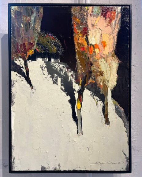 Картина Фиалка. Дом Ивана Крамского, художник Чижов Андрей Картина Фиалка. Дом Ивана Крамского, художник Чижов Андрей