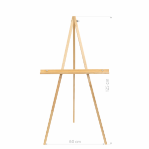 Мольберт – тренога сосна 60×75×125см мак высота полотна 120см В УПАКОВКЕ ROSA Studio