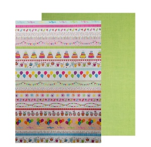 Бумага с рисунком "Праздник 1" А4(21х29,7см) двухсторонняя 300г/м2 Heyda