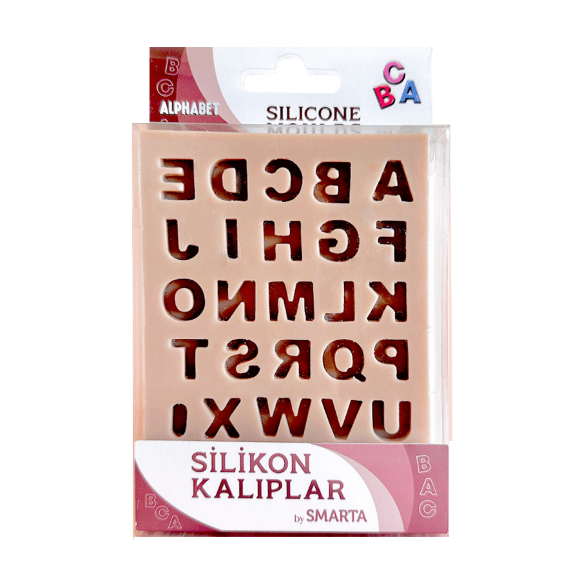 Силиконовый молд Алфавит английский 10,5х13см Smarta