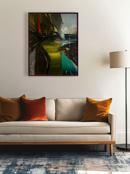 Painting Black current, artist Fedoruk Vasyl Painting Black current, artist Fedoruk Vasyl