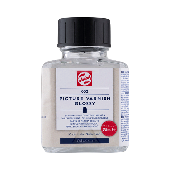 Лак покривний для масляних фарб Глянцевий (002) 250мл Royal Talens
