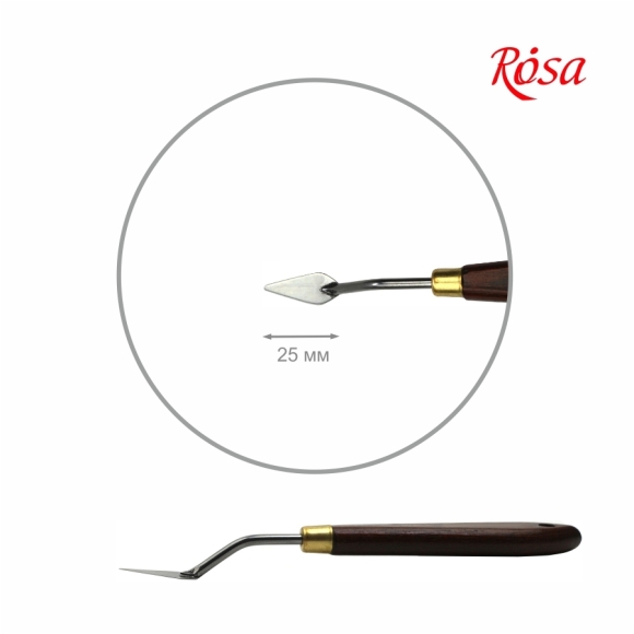 ROSA Gallery CLASSIC palette knife No. 20, 2.5 cm long, drop-shaped