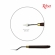 ROSA Gallery CLASSIC palette knife No. 20, 2.5 cm long, drop-shaped