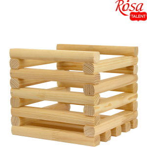 Скринька квадратна сосна 18х18х15, 5см ROSA TALENT