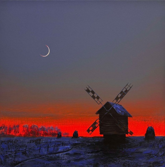 Картина Дух старой мельницы, художник Кузьменко Игорь Картина Дух старой мельницы, художник Кузьменко Игорь