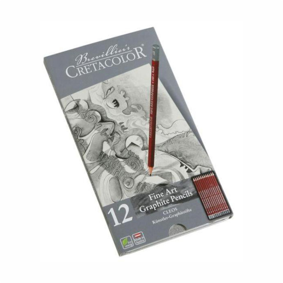 Графитные карандаши Cleos 12шт Cretacolor Графитные карандаши Cleos 12шт Cretacolor