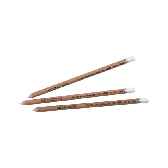 Набор карандашей для рисунка Белый 3 шт. Cretacolor Набор карандашей для рисунка Белый 3 шт. Cretacolor