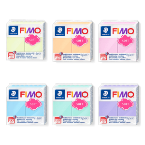Пластика для бижутерии Soft Ванильная пастельная 57г Fimo