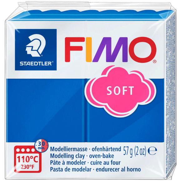 Пластика для бижутерии Soft Ванильная пастельная 57г Fimo