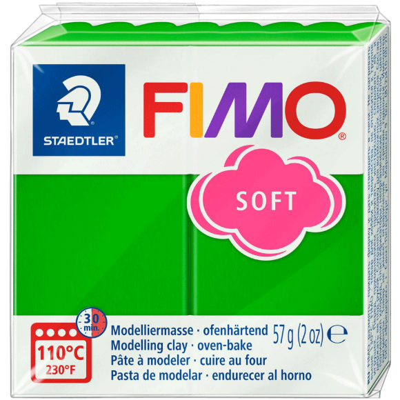 Пластика для бижутерии Soft Ванильная пастельная 57г Fimo