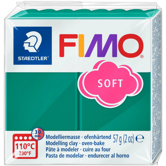 Пластика для бижутерии Soft Ванильная пастельная 57г Fimo