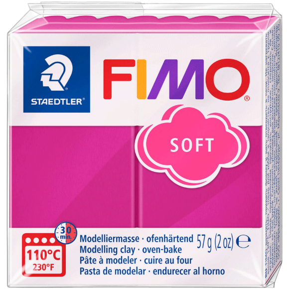 Пластика для бижутерии Soft Ванильная пастельная 57г Fimo