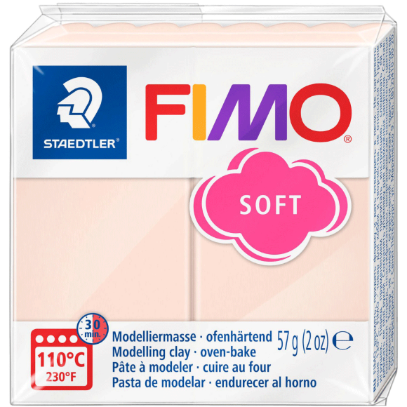 Fimo Soft Vanilla Pastel Jewelry Plastic 57g Fimo Soft Vanilla Pastel Jewelry Plastic 57g