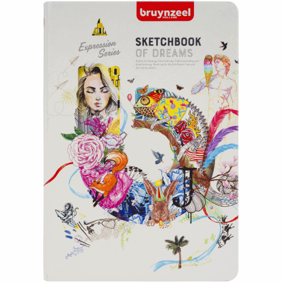 Блокнот Sketch/Notebook 140 г/м2 21×29,7 см 80 л белый Bruynzeel