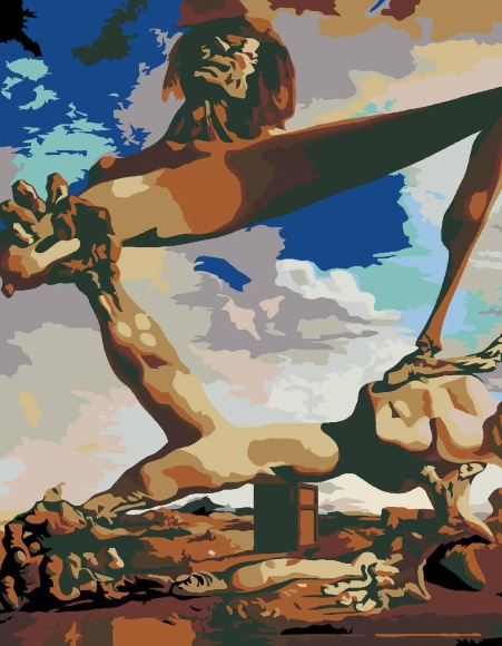 Картина по номерам „Шедевры мирового искусства 8.59“ 35×45см ROSA START