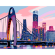 Картина по номерам „Big City“ 35×45см в коробке ROSA START