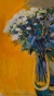 Painting White Chrysanthemums, artist Nina Lytvyn