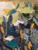 Painting White Chrysanthemums, artist Nina Lytvyn