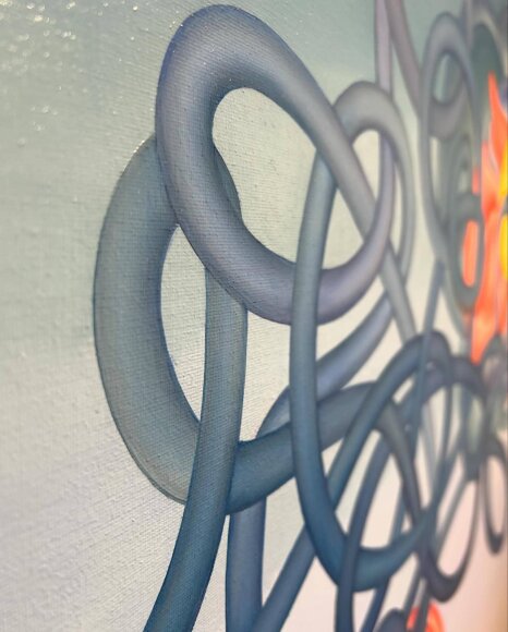 Картина Хмарна подорож колібрі, художник Адаміна Шнайдер Картина Хмарна подорож колібрі, художник Адаміна Шнайдер