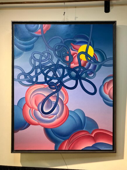 Картина Хмарна подорож колібрі, художник Адаміна Шнайдер Картина Хмарна подорож колібрі, художник Адаміна Шнайдер