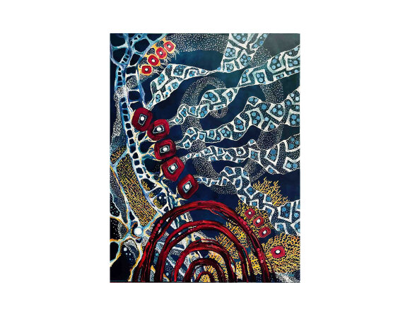 Painting Paths of the Subconscious, artist Medyanik Anna