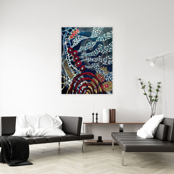 Painting Paths of the Subconscious, artist Medyanik Anna