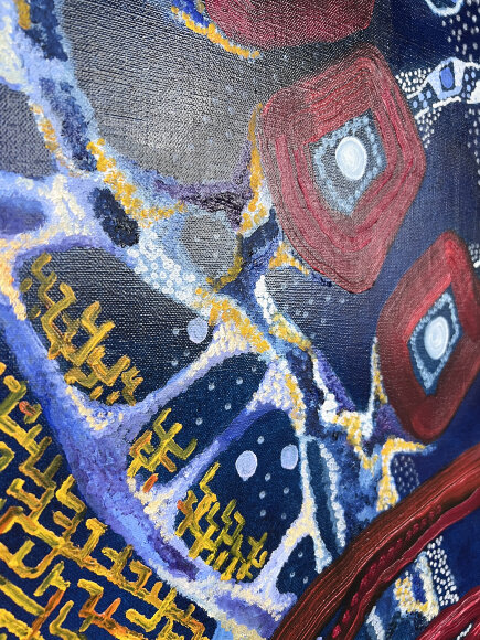 Painting Paths of the Subconscious, artist Medyanik Anna