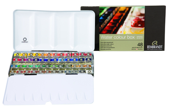 Набор акварельных красок Rembrandt De Luxe 48цв Royal Talens