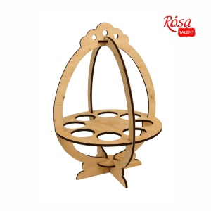 Подставка для яиц „Корзинка“ 2 фанера 19,6х19,2х27,2см ROSA TALENT