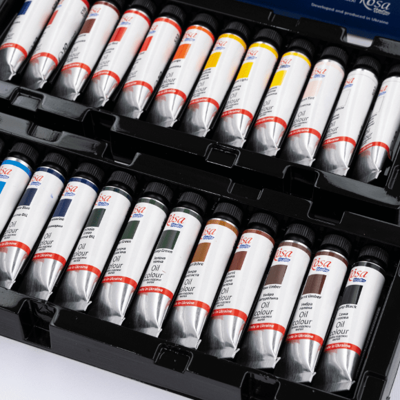 Набор масляных красок 24×10мл ROSA Studio