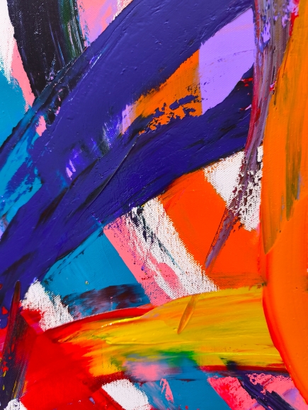 Painting Flight 2, artist Nina Lytvyn