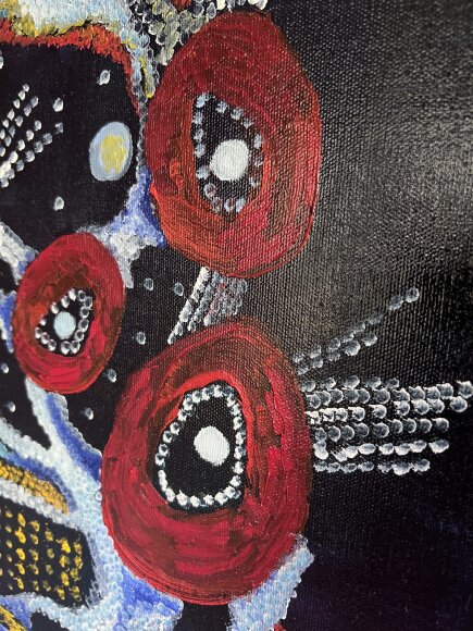 Painting Labyrinths of the Mind, artist Medyanik Anna Painting Labyrinths of the Mind, artist Medyanik Anna