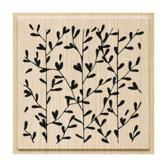 Штамп деревянный Фоновый Веточки 7×7 см Heyda
