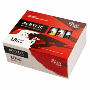 Набор акриловых красок 18х20мл.