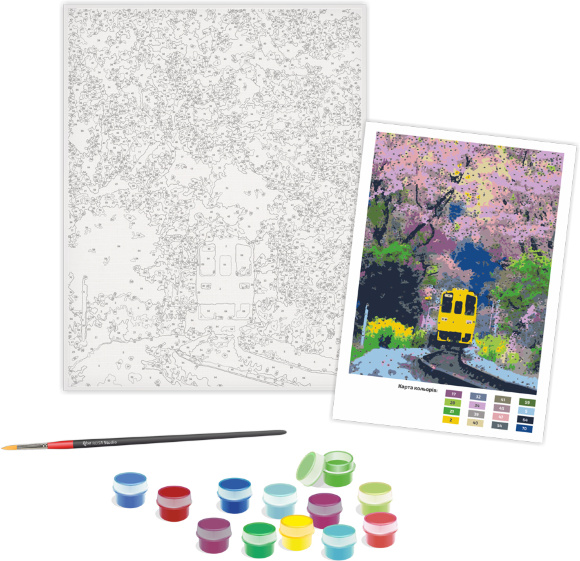 Картина по номерам „Яркое влечение“ ROSA START