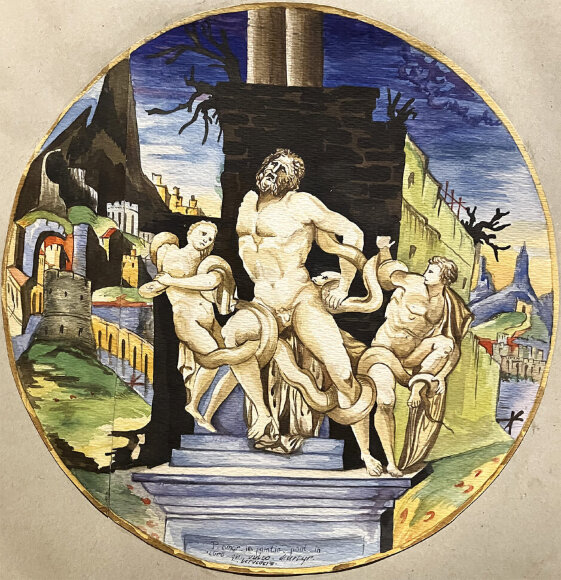 Акварель Лаокоон та його сини, художник Мартинюк М. - продано