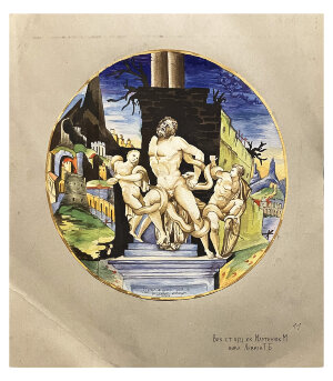 Акварель Лаокоон та його сини, художник Мартинюк М. - продано Акварель Лаокоон та його сини, художник Мартинюк М. - продано