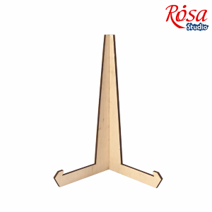 Мольберт подставка (под картину/тарелку) настольный А5 сувенирный 20х10х27см фанера ROSA Studio