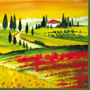 Декуражные салфетки "Тоскана" 33х33см 18,5г/м2 20шт Ambiente