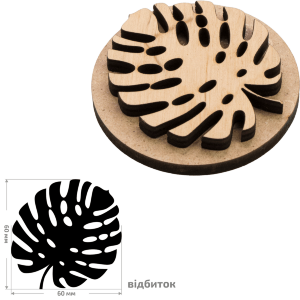 Штамп для забойки №19 серия Ботаника 6х6см ROSA TALENT Штамп для забойки №19 серия Ботаника 6х6см ROSA TALENT