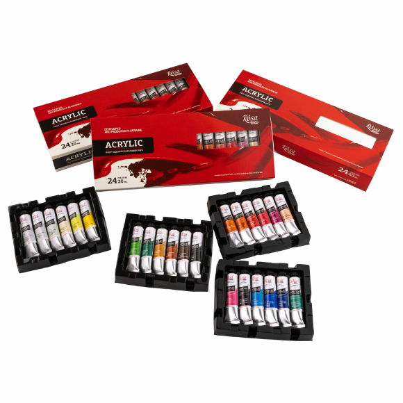 Набор акриловых красок 24х20мл.